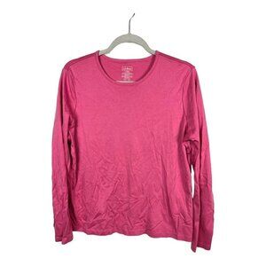 L.L. Bean long sleeve‎ pink top